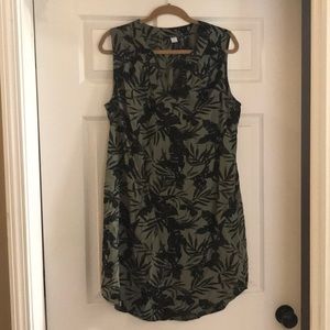 New Old Navy Dress size large green black